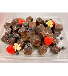 Chocolate Fudge Brownie Platter